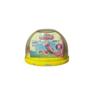 Rare Play-Doh Make 'n Display Dome Bird Parrot